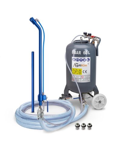 Professional gypsum filler sprayer with lance 60 litres